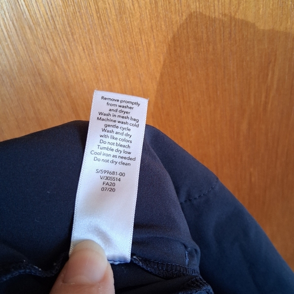 Athleta Brooklyn Textured Jogger Camo Navy Size 16 Tall - Picture 8 of 8